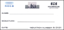 NECA induction card